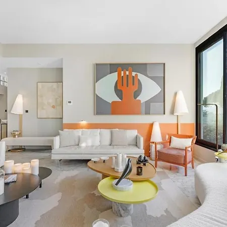 Апартаменты Le Village Et La Mer, Elegance Et Panorama Avec Parking Prive