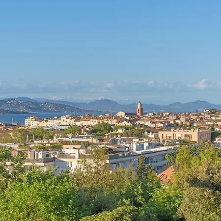 Le Village Et La Mer, Elegance Et Panorama Avec Parking Prive Apartment Saint-Tropez