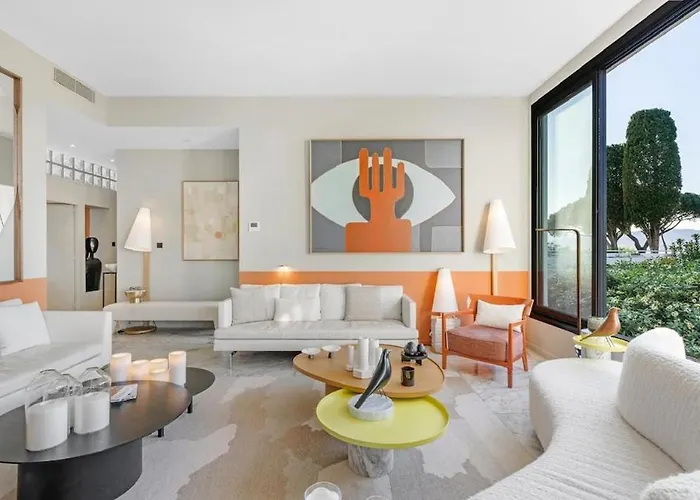 Appartement Le Village Et La Mer, Elegance Et Panorama Avec Parking Prive