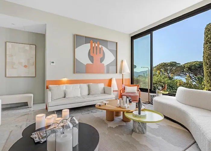 Appartement Le Village Et La Mer, Elegance Et Panorama Avec Parking Prive